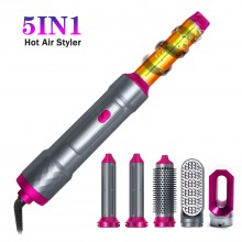 5 In 1 Electric Blow Dryer Comb Hair Curling Iron Kit
