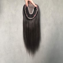 5.5x6.5 inches Remy Human Hair Top Piece MonoFishnet Women Topper--TP01