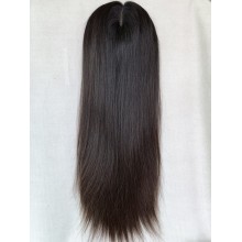 8"x8" Human Hair Natural Look Silk Base Toppers For Women--JP66